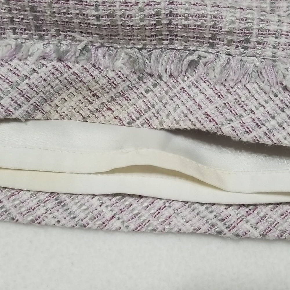 WHBM Pastel Tweed Panel A-Line Sleeveless Dress - Size 2 Petite - Picture 11 of 11